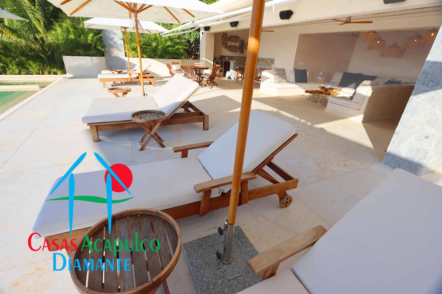 Tres Vistas - Terraza con alberca y palapa 19